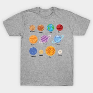 Informative Planet design T-Shirt